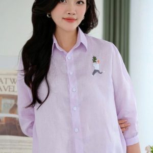 Joyful Stroll Linen Shirt